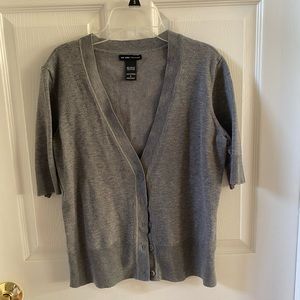 New York and Company Grey button up sweater